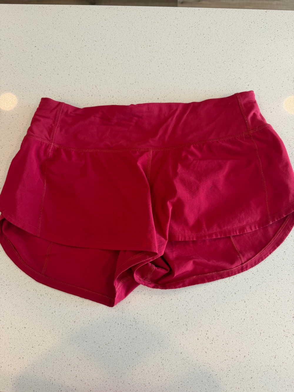 lululemon athletica Red Speed Up High-Rise Short 2.5" size 4